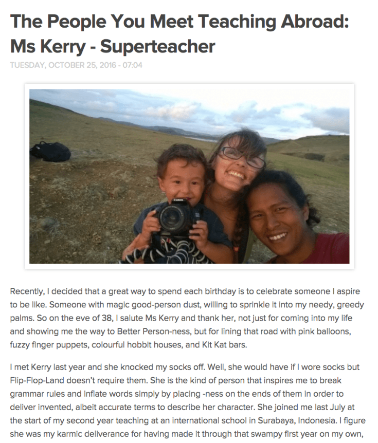 the people you meet teaching abroad